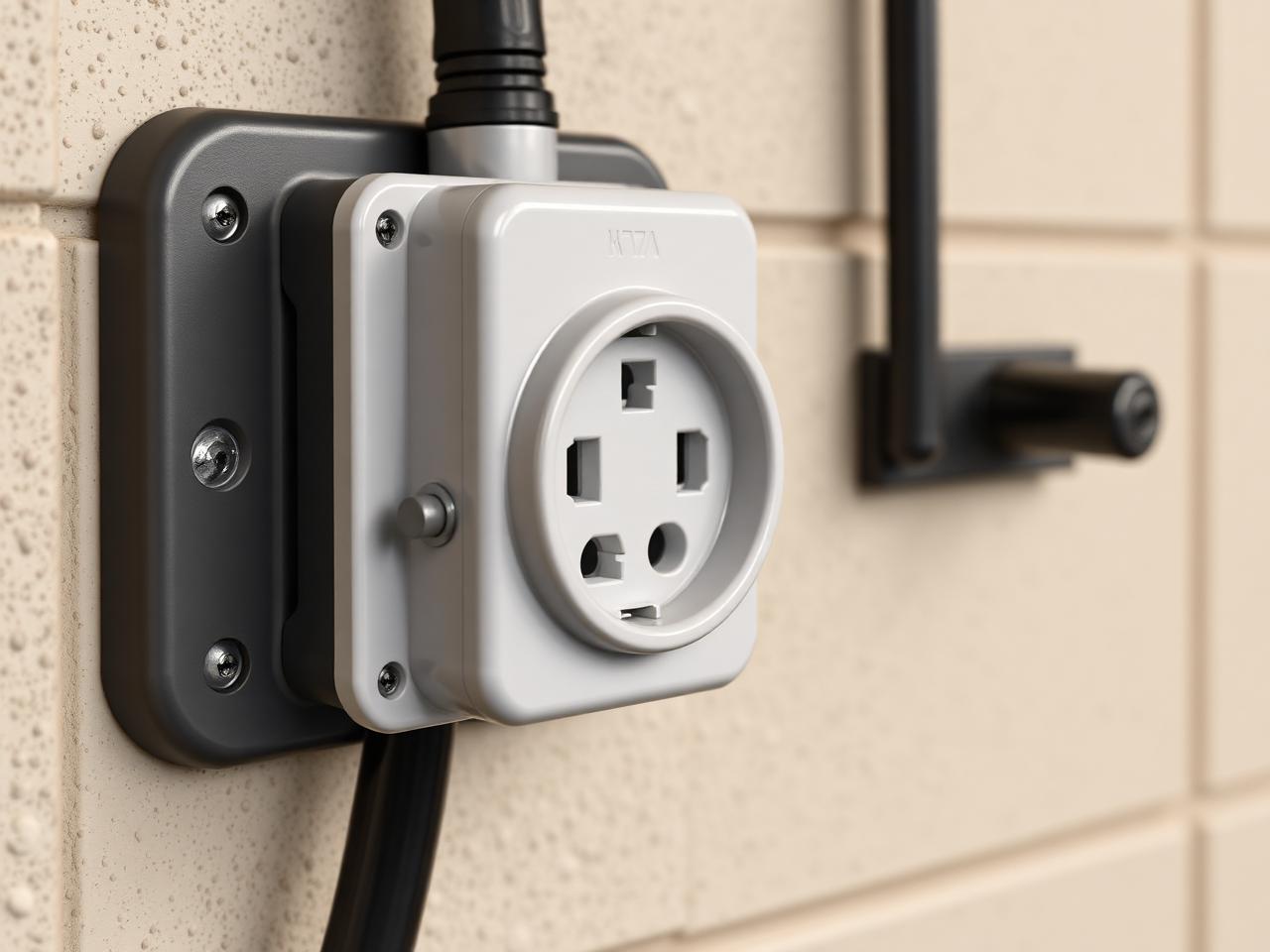 NEMA 14-50 outlet install