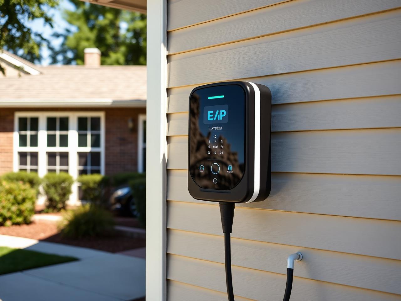 Outdoor weatherproof EV station