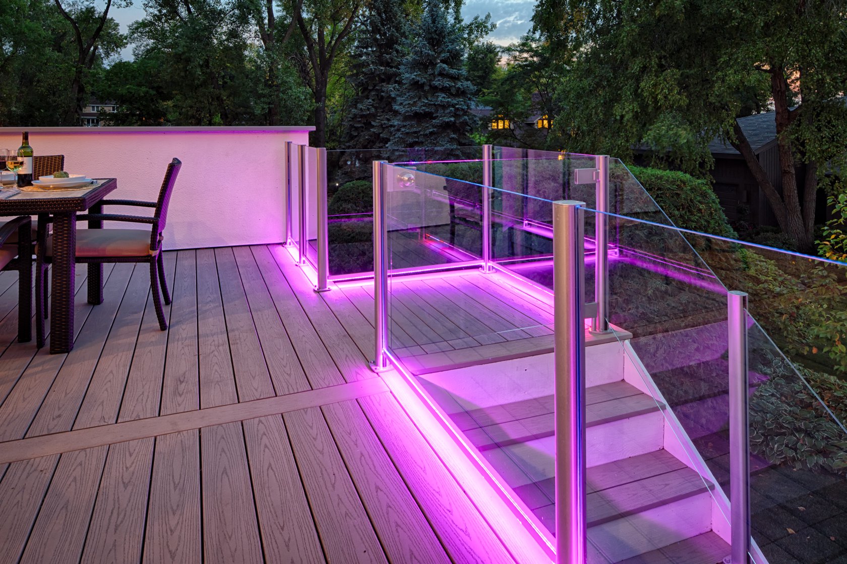 Stair LED accent lighting