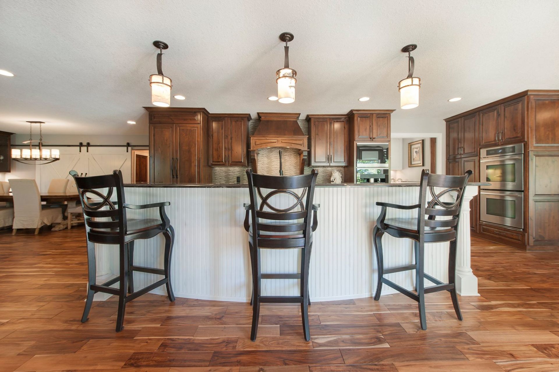 Kitchen pendant + recessed combo